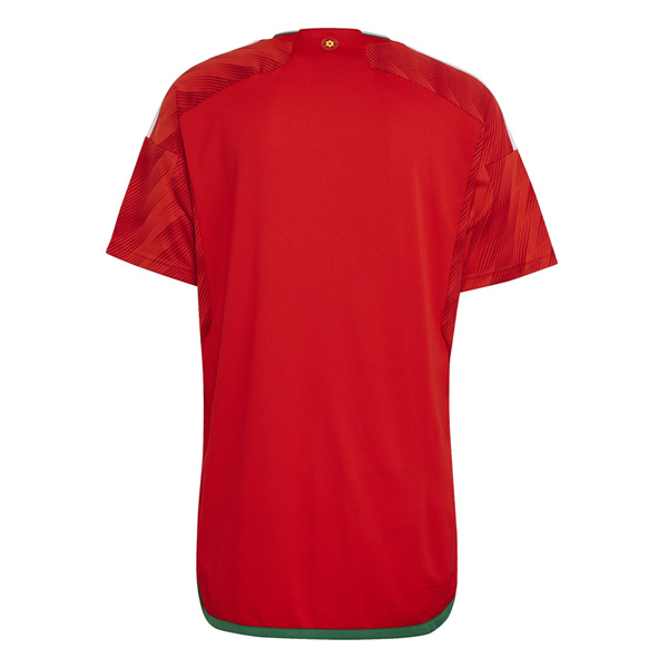 2022 Wales Home World Cup Jersey back