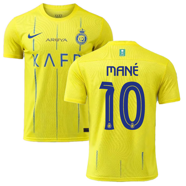 23-24 Al Nassr Home Jersey Shirt Print MANÉ 10