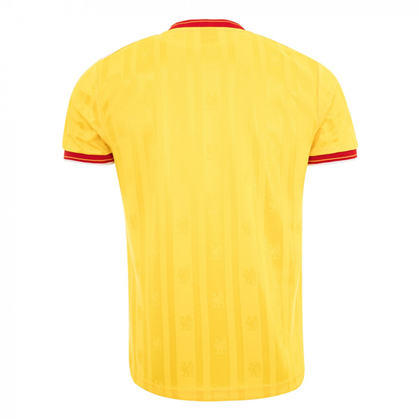 1985-1986 Liverpool Away Yellow Retro Jersey