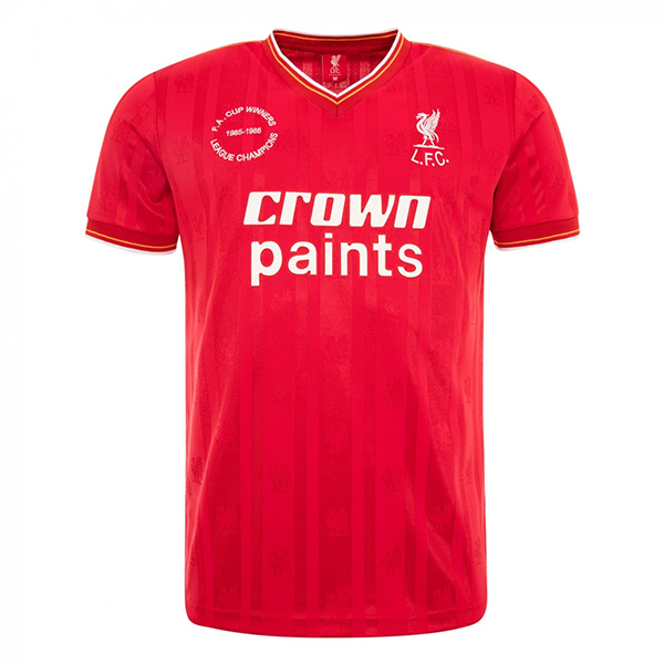 1985-1986 Liverpool Home Red Retro Jersey