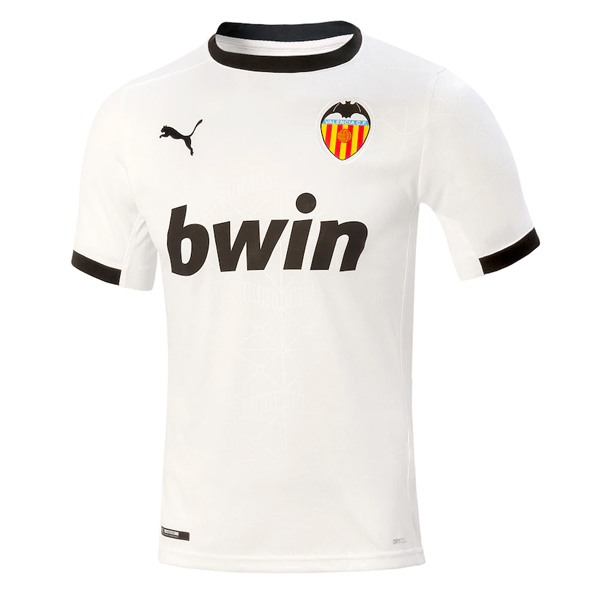 20-21 Valencia Home White Soccer Jersey