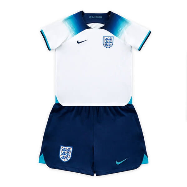 2022 England Home World Cup Jersey Kids Kit