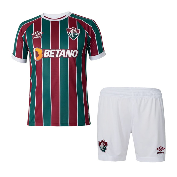 23-24 Fluminense Home Jersey Kids Kit