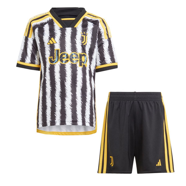 23-24 Juventus Home Replica Jersey Kids Kit