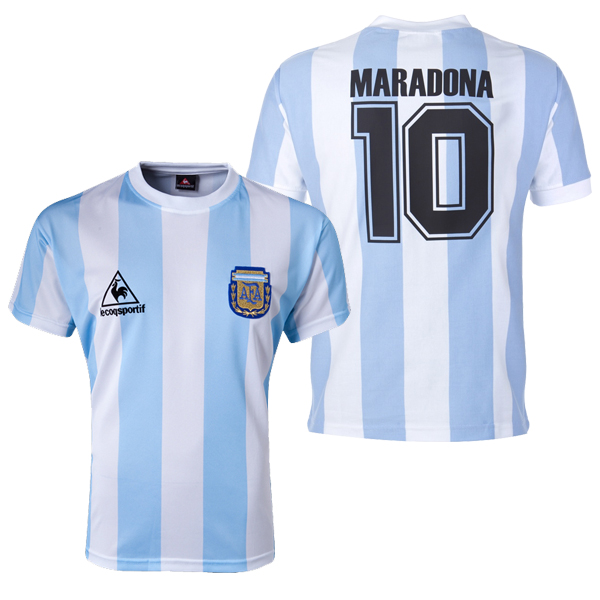 1986 Argentina Home MARADONA 10 Retro Jersey