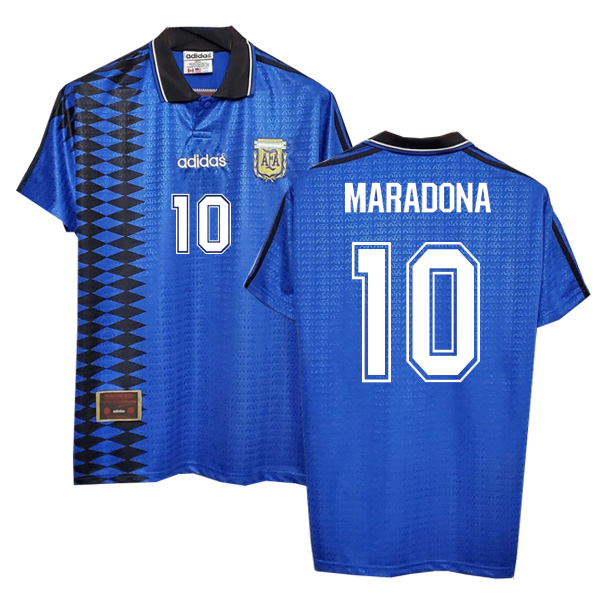 1994-1995 Argentina Away Maradona 10 Retro Jersey