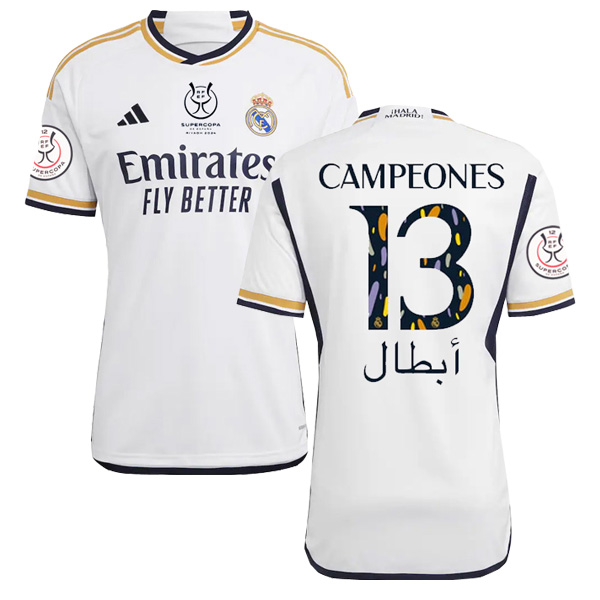23-24 Real Madrid Supercopa Champion 13 Jersey