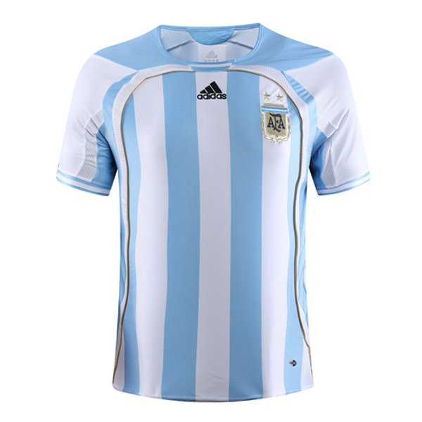 2006 Argentina Home Retro Soccer Jersey