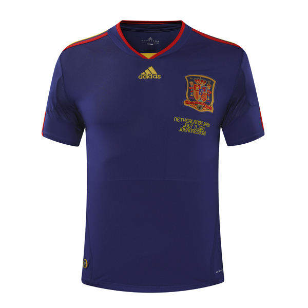 2010 World Cup Spain Final Away Retro Jersey