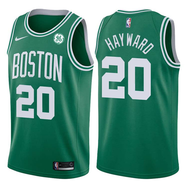 2017-18 Boston Celtics Gordon Hayward Icon Green Jersey