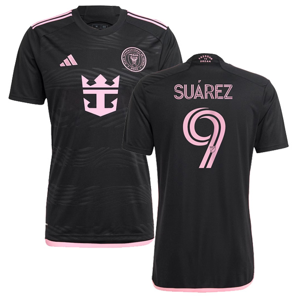 24-25 Inter Miami Away Black Jersey Suárez 9