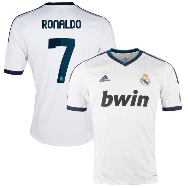 12-13 Real Madrid Ronaldo 7 Home Jersey