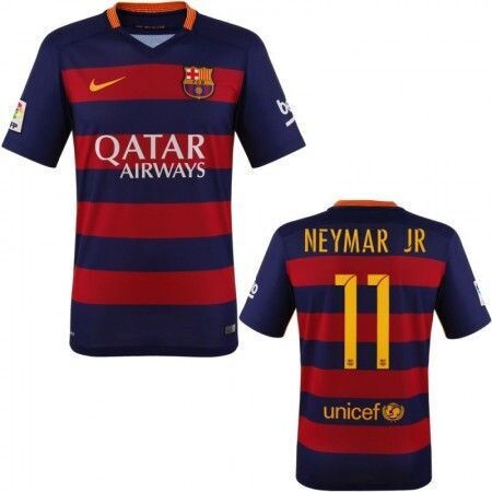 15-16 Barcelona Home Neymar Jr 11 Retro Jersey