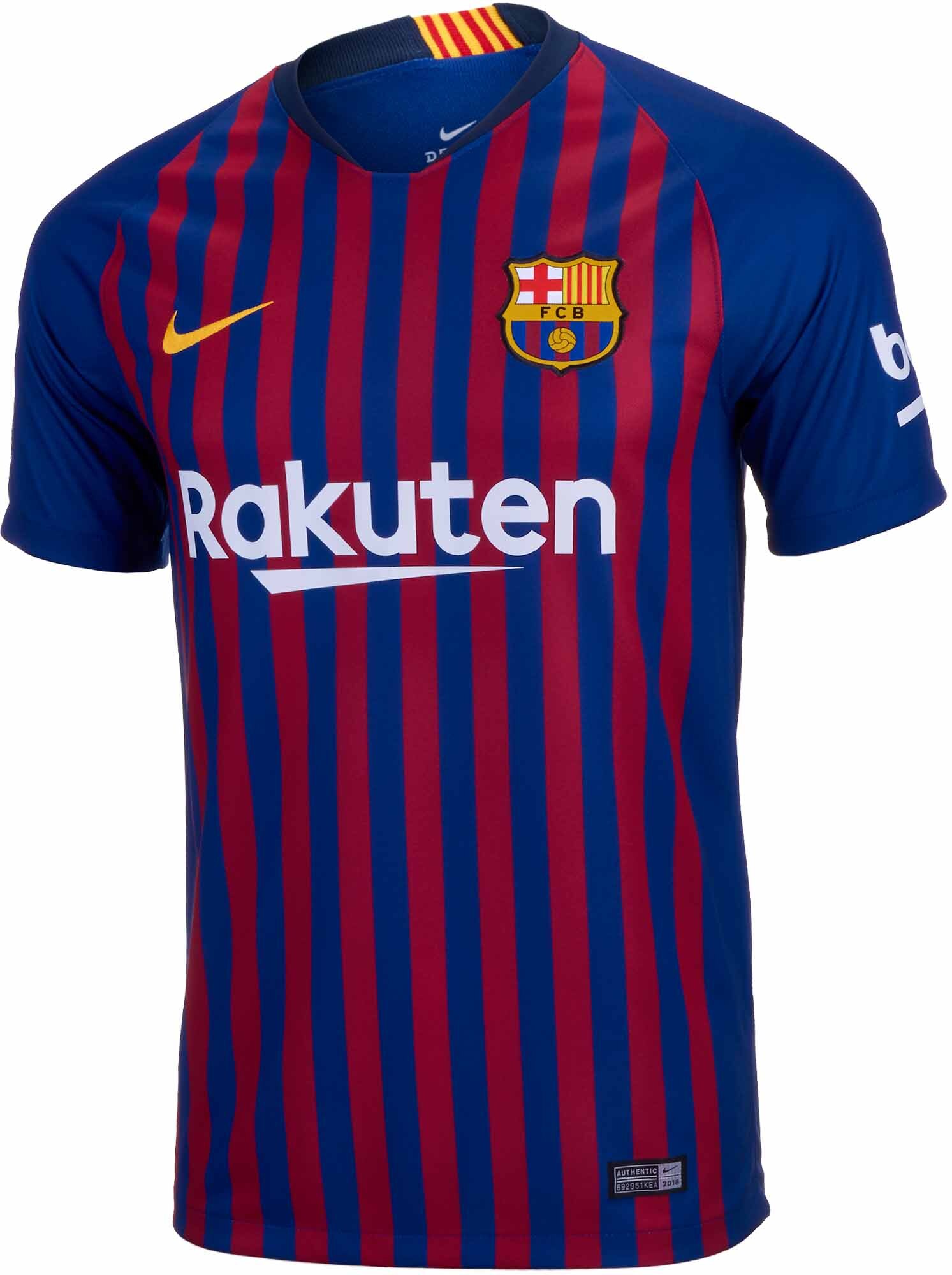 18-19 Barcelona Messi 10 Home Jersey