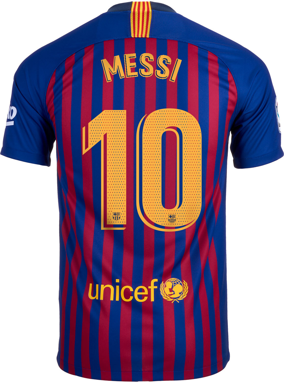 18-19 Barcelona Messi 10 Home Jersey