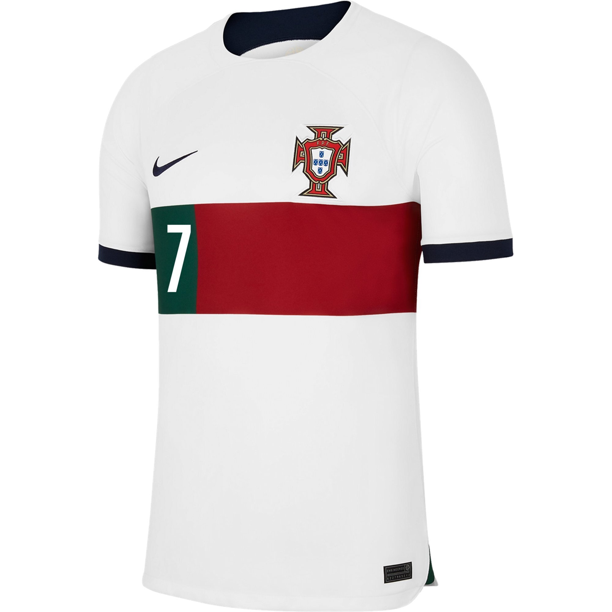 2022 Portugal Ronaldo 7 Away Jersey