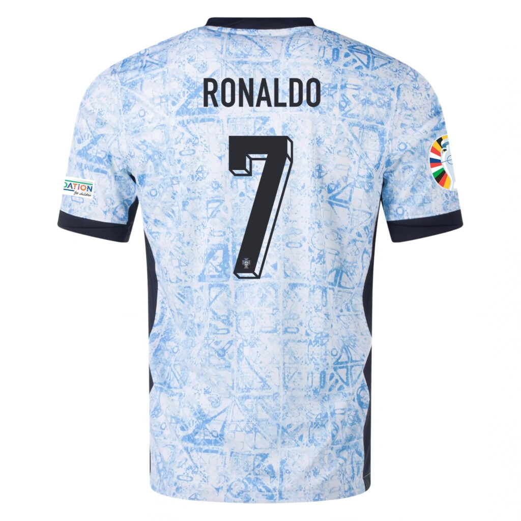 Portugal Euro 2024 Ronaldo 7 Away Jersey