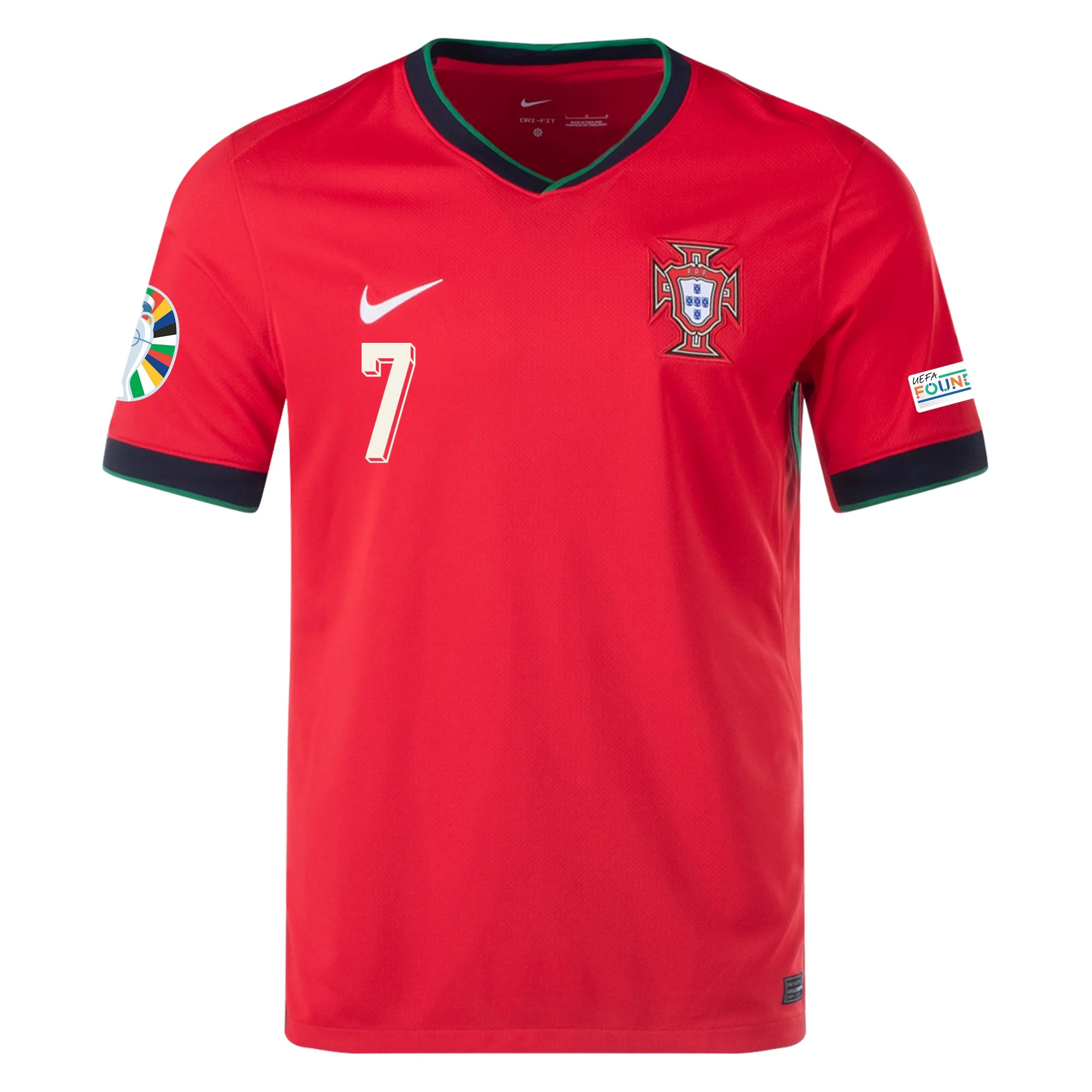 Portugal Euro 2024 Ronaldo 7 Home Jersey