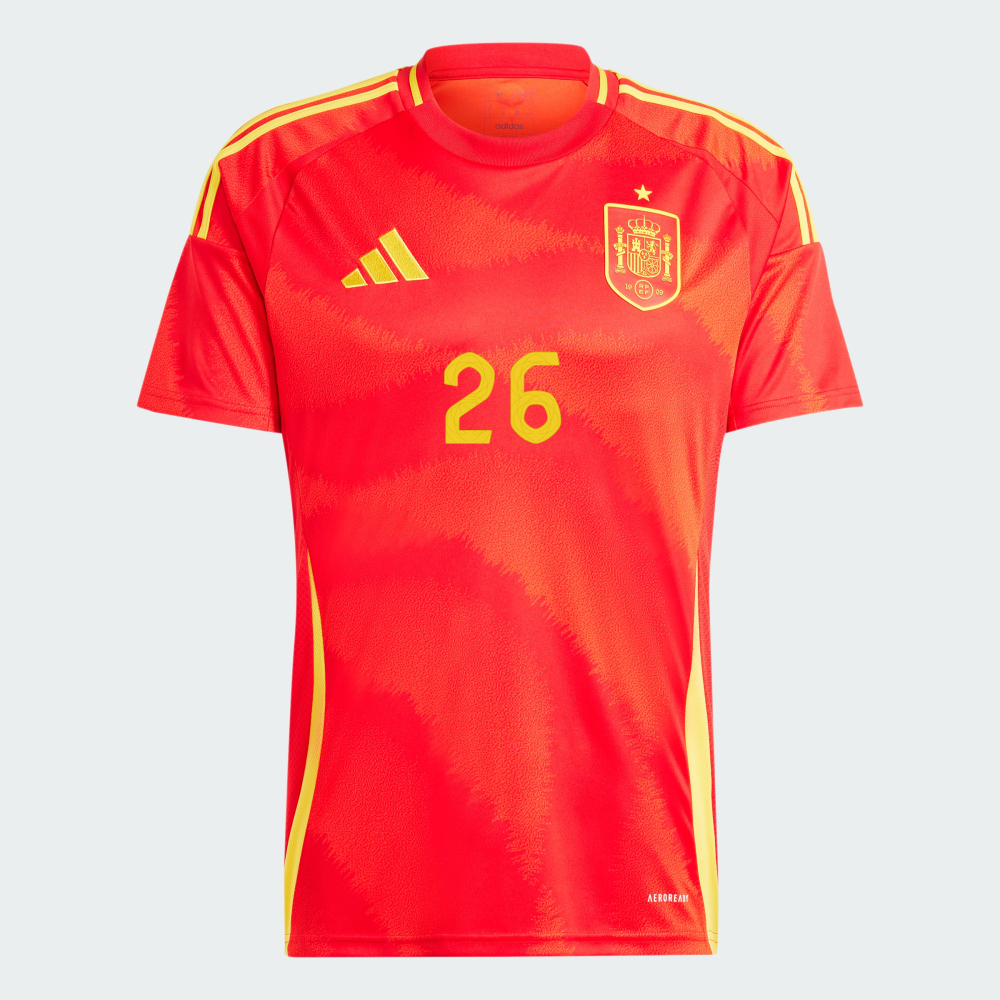 2024 Spain PEDRI 26 Home Jersey