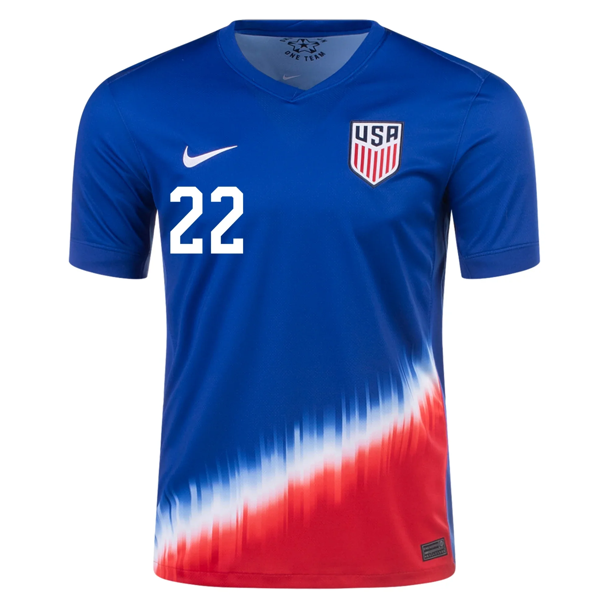 2024 United States YEDLIN 22 Away Jersey