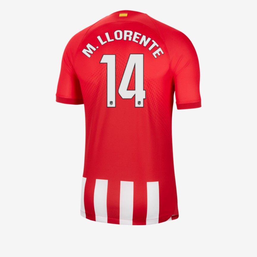 23-24 Atlético Madrid M. LLORENTE 14 Home Jersey