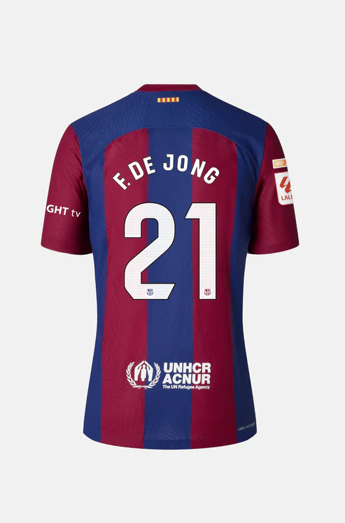 23-24 Barcelona F. DE JONG 21 Home Jersey