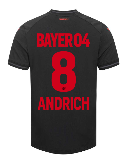 23-24 Bayer 04 Leverkusen ANDRICH 8 Home Jersey