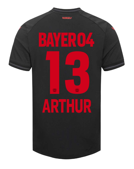 23-24 Bayer 04 Leverkusen ARTHUR 13 Home Jersey
