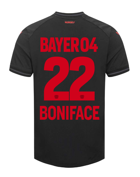 23-24 Bayer 04 Leverkusen BONIFACE 22 Home Jersey