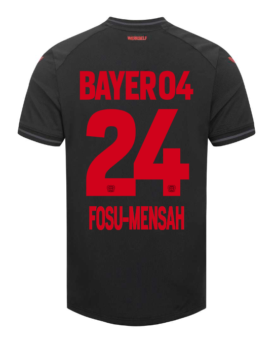 23-24 Bayer 04 Leverkusen FOSU-MENSAH 24 Home Jersey