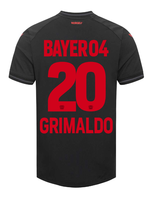 23-24 Bayer 04 Leverkusen GRIMALDO 20 Home Jersey