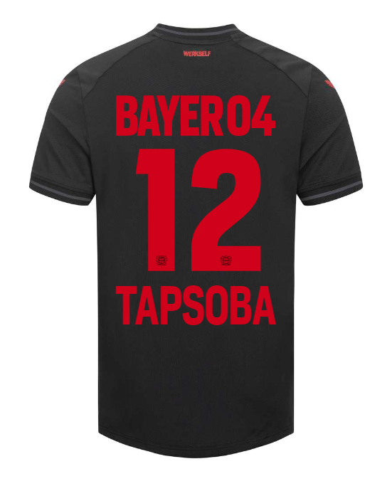 23-24 Bayer 04 Leverkusen TAPSOBA 12 Home Jersey