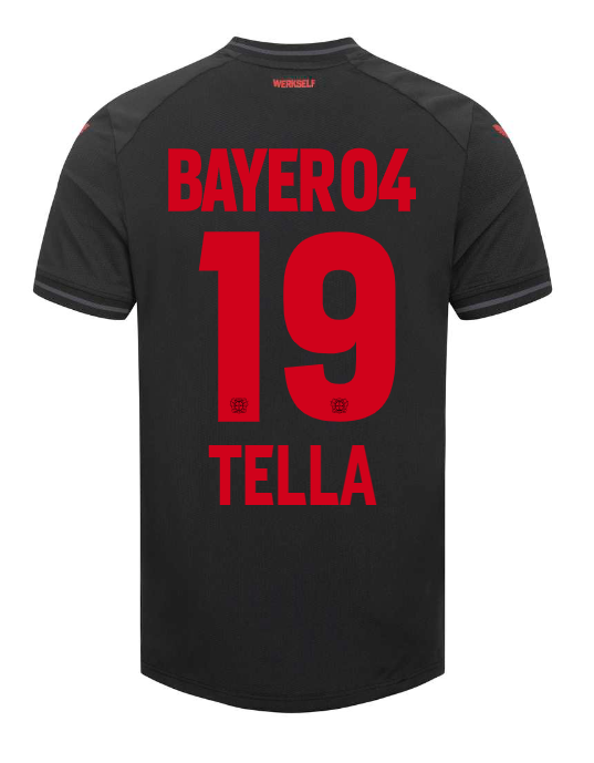 23-24 Bayer 04 Leverkusen TELLA 19 Home Jersey