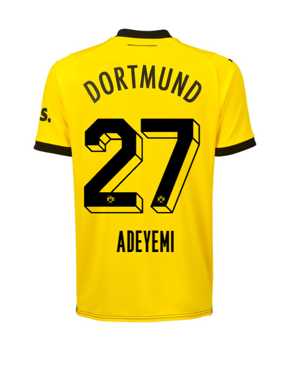 23-24 Borussia Dortmund Adeyemi 27 Home Jersey