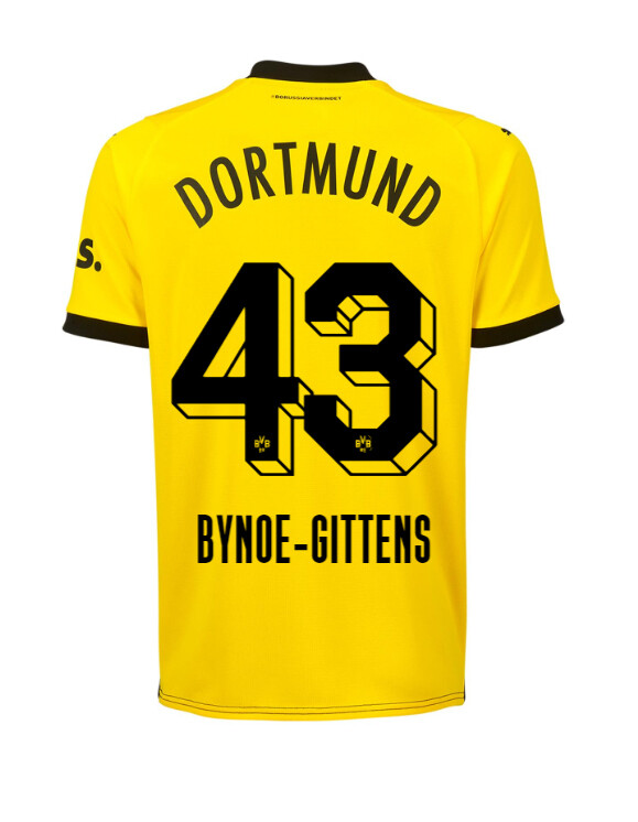 23-24 Borussia Dortmund Bynoe-Gittens 43 Home Jersey