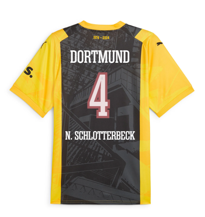 23-24 Borussia Dortmund M. SCHLOTTERBECK 4 50th Anniversary Special Jersey