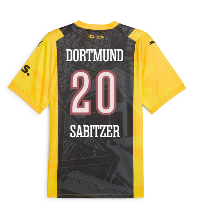 23-24 Borussia Dortmund SABITZER 20 50th Anniversary Special Jersey