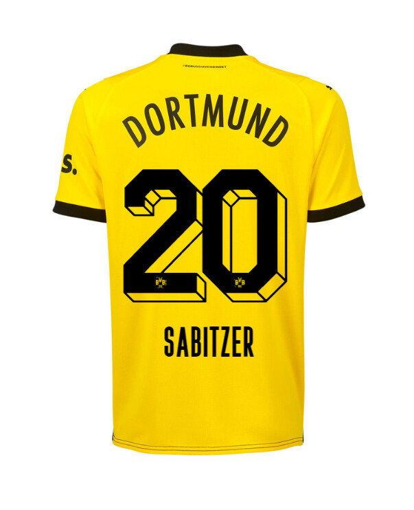 23-24 Borussia Dortmund Sabitzer 20 Home Jersey
