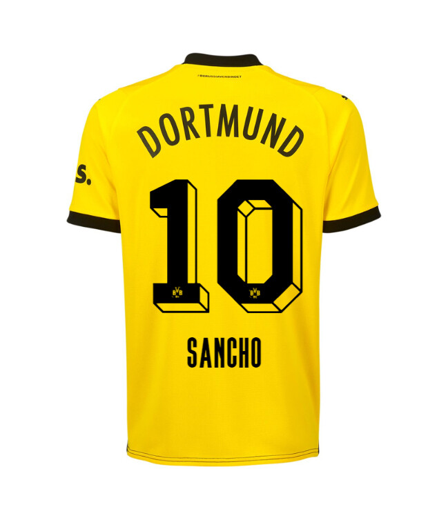 23-24 Borussia Dortmund Sancho 10 Home Jersey