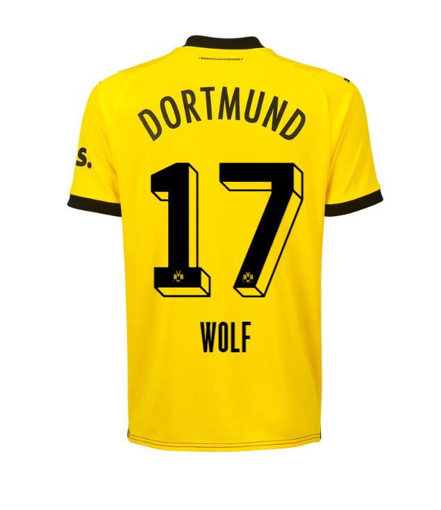 23-24 Borussia Dortmund Wolf 17 Home Jersey