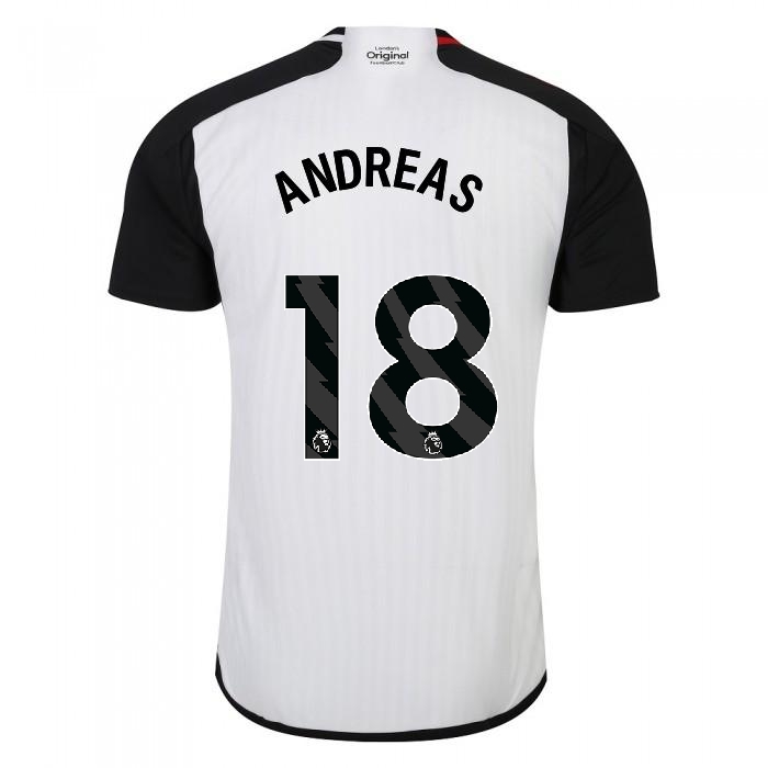 23-24 Fulham ANDREAS 18 Home Jersey