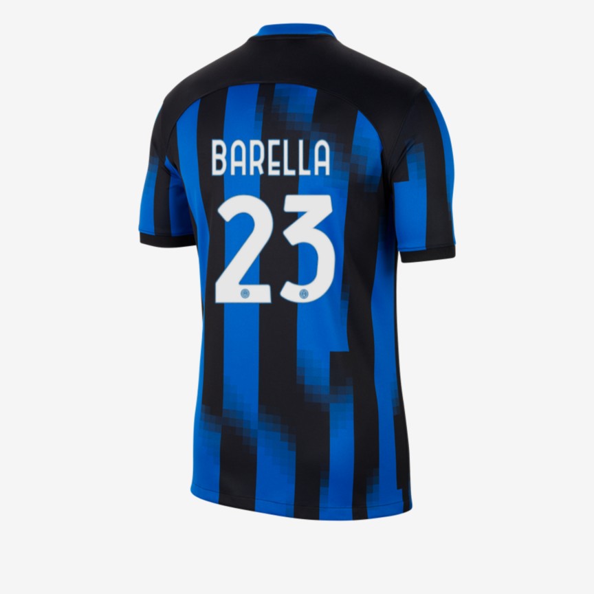 23-24 Inter Milan BARELLA 23 Home Jersey