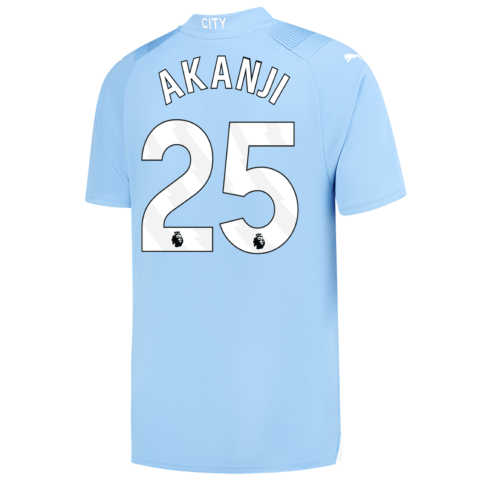 23-24 Manchester City AKANJI 25 Home Jersey