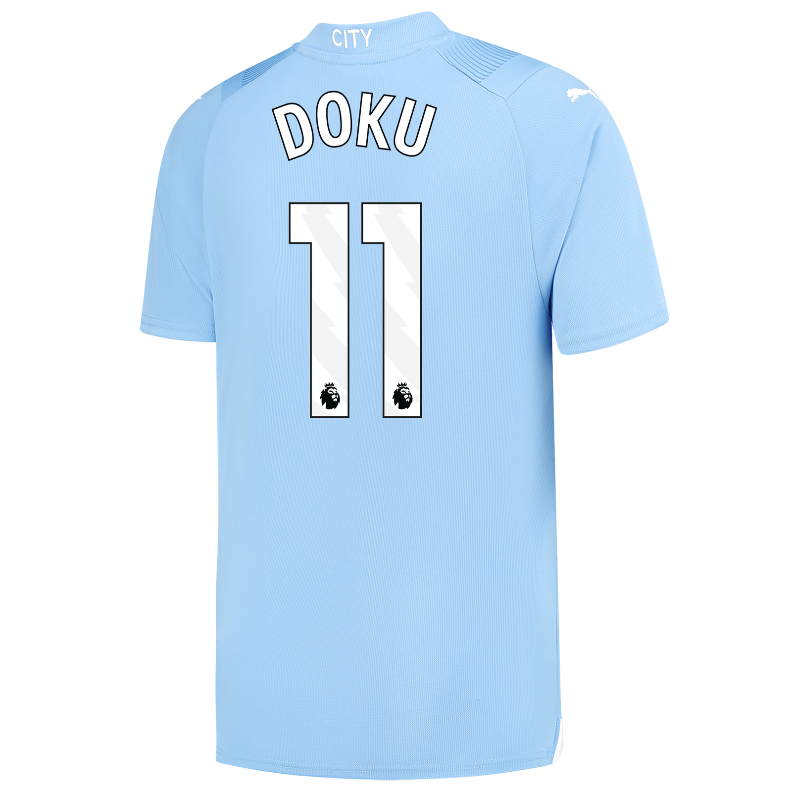 23-24 Manchester City DOKU 11 Home Jersey