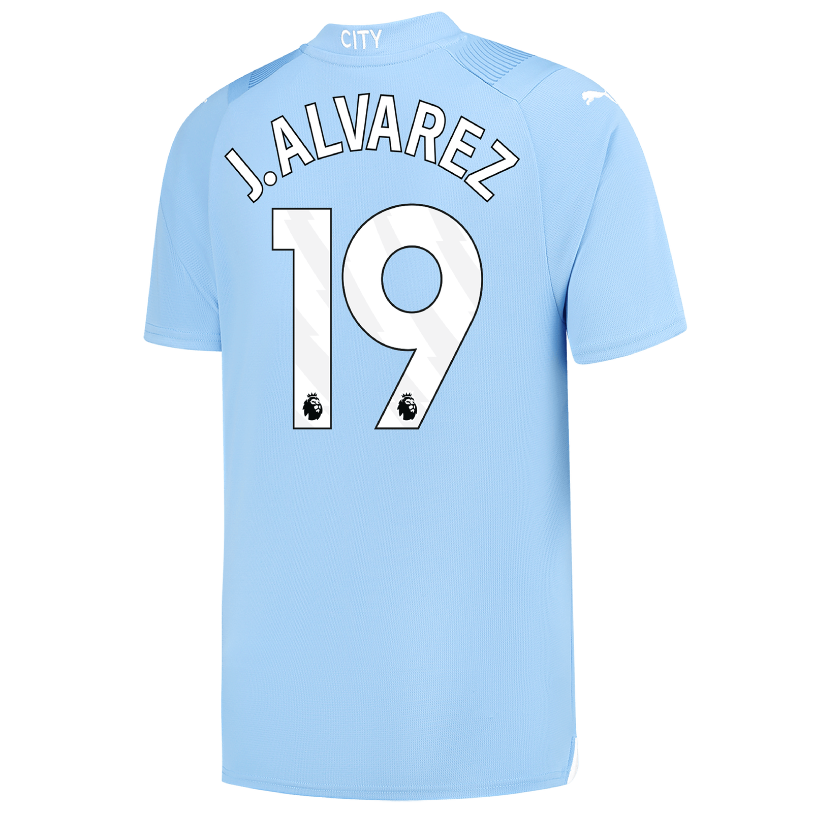 23-24 Manchester City J.ALVAREZ 19 Home Jersey