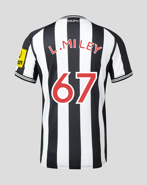 23-24 Newcastle United L.MILEY 67 Home Jersey