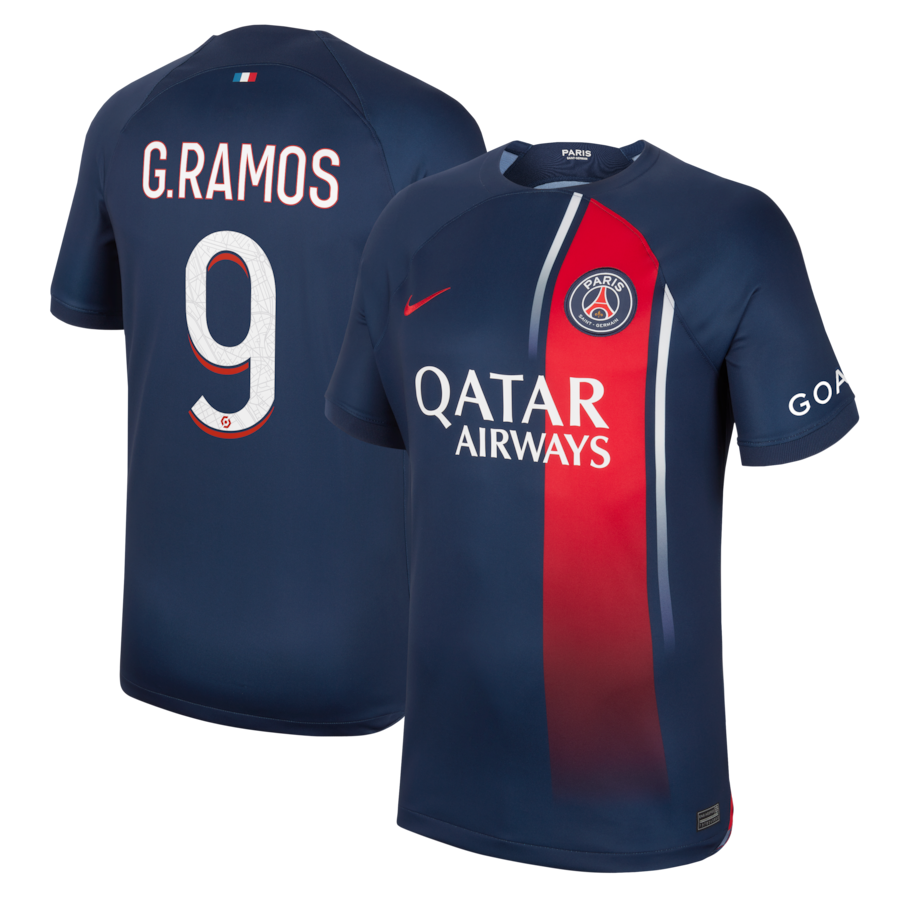 23-24 Paris Saint-Germain G.Ramos 9 Home Jersey
