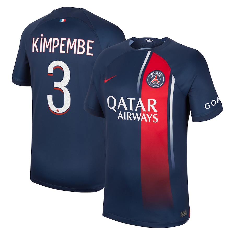 23-24 Paris Saint-Germain Kimpembe 3 Home Jersey
