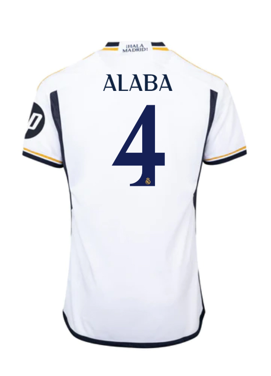 23-24 Real Madrid Alaba 4 Home Jersey