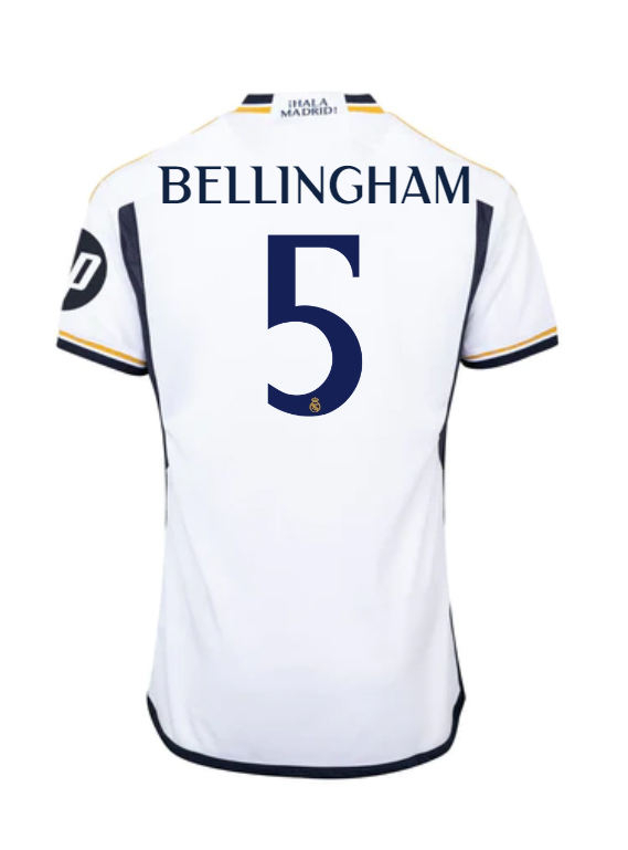23-24 Real Madrid Bellingham 5 Home Jersey